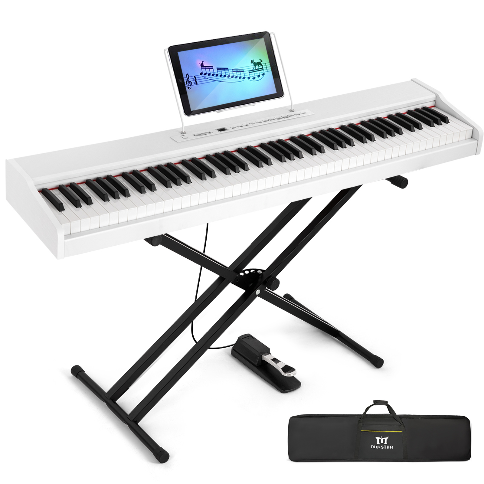 Piano Sustain Pedal - Teclado de Piano Digital Portátil MUSTAR