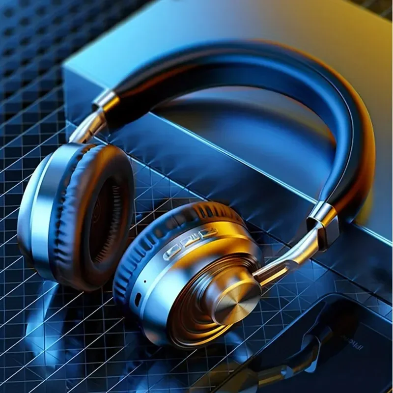 Audio Music Dj - Retro metal fone de ouvido sem