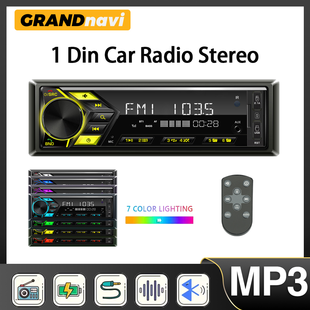 Audio Universal Music - Rádio do carro 1din mp3 player