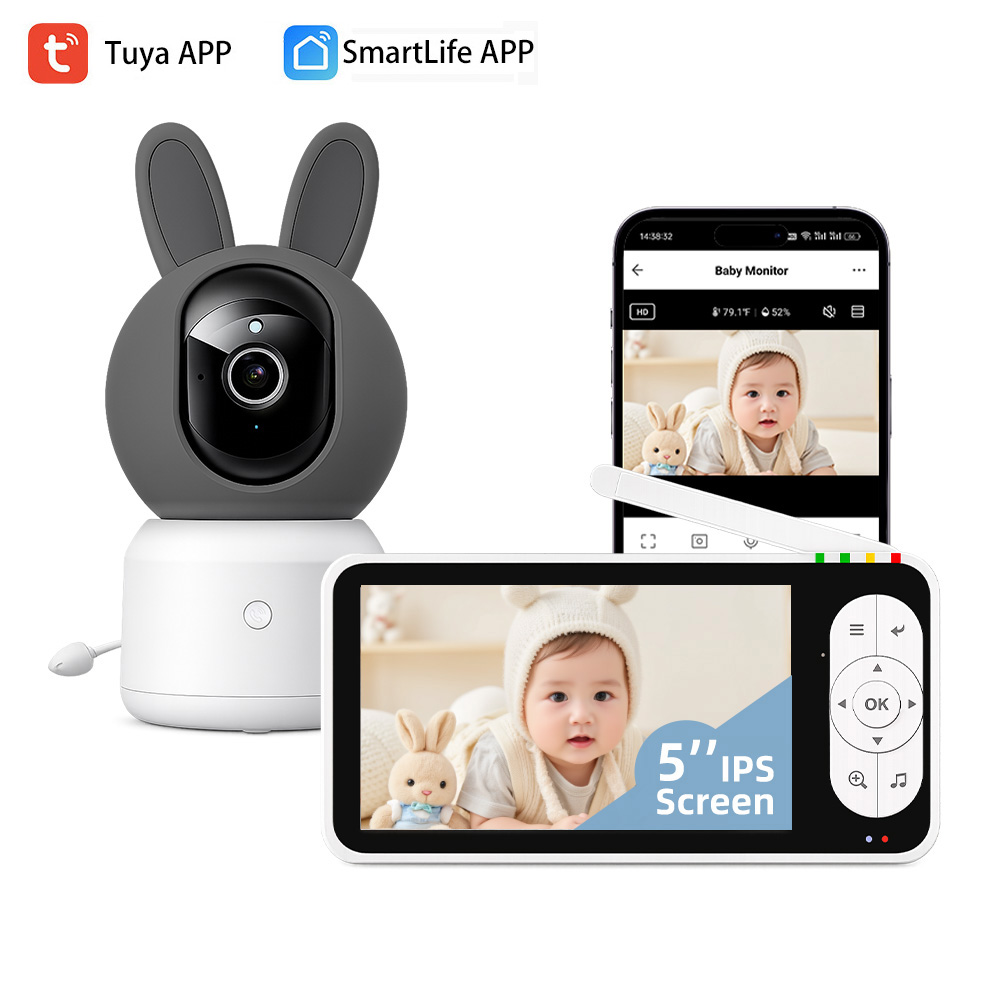 Audio Detect Music - Monitor de Bebê Inteligente Tuya WiFi
