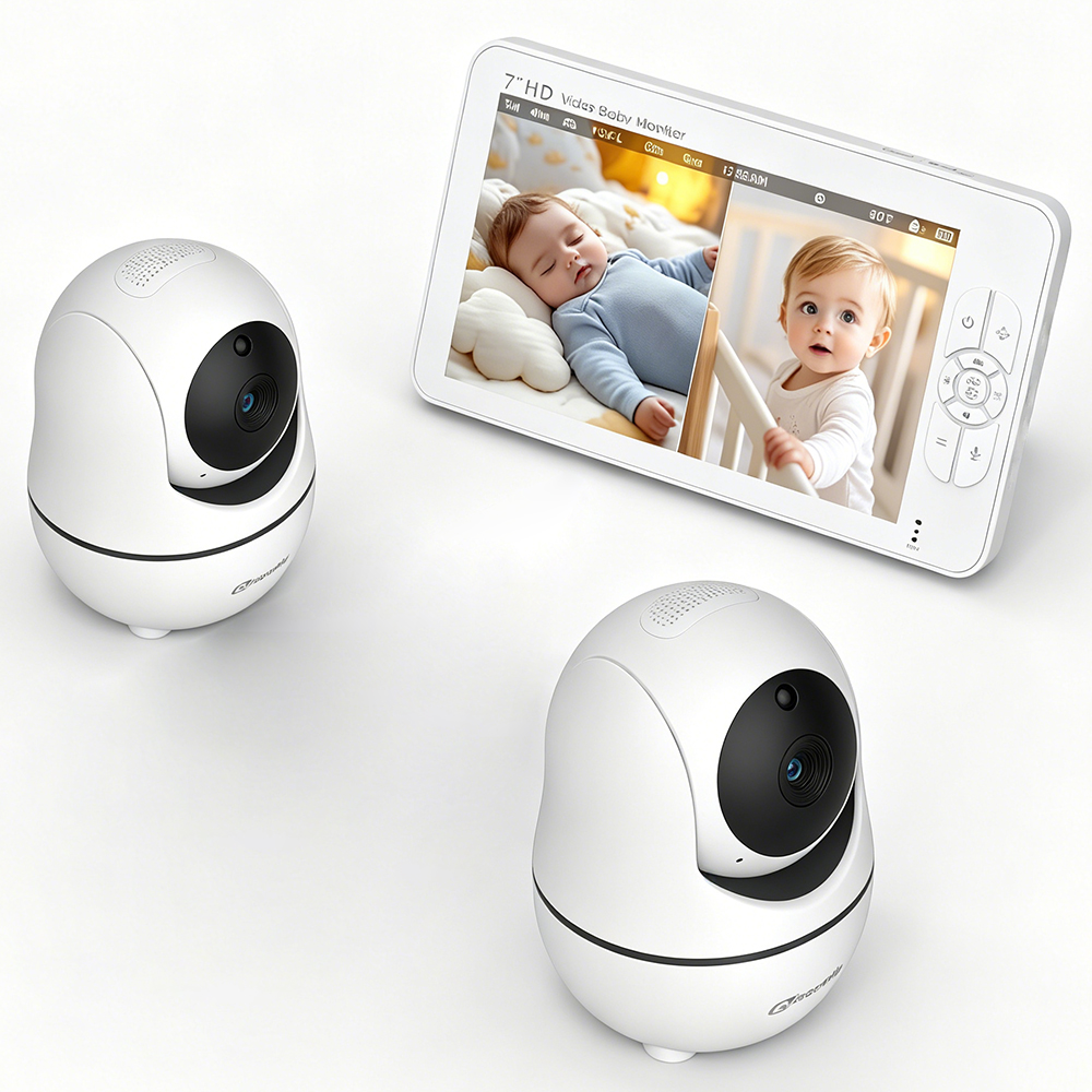 Audio Detect Music - Monitor de Bebê HD de 7