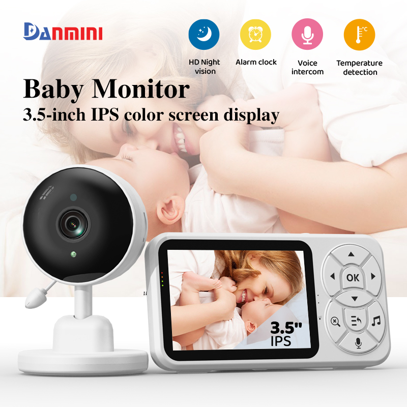 Audio Detect Music - Danmini monitor de bebê de 3,5