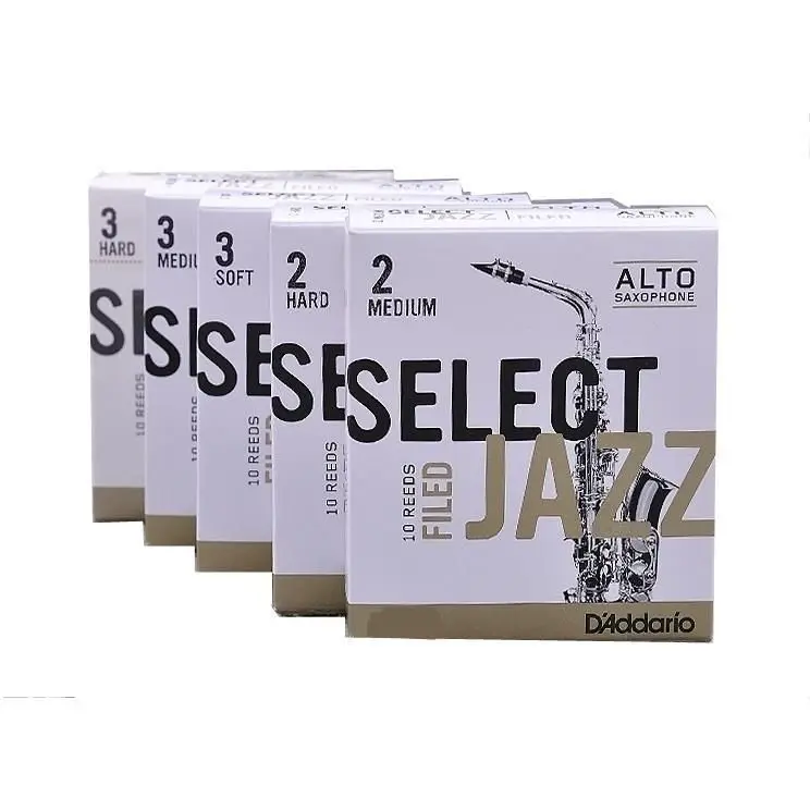 Saxophone Reed Pack - Palhetas Rico Select Jazz para Sax