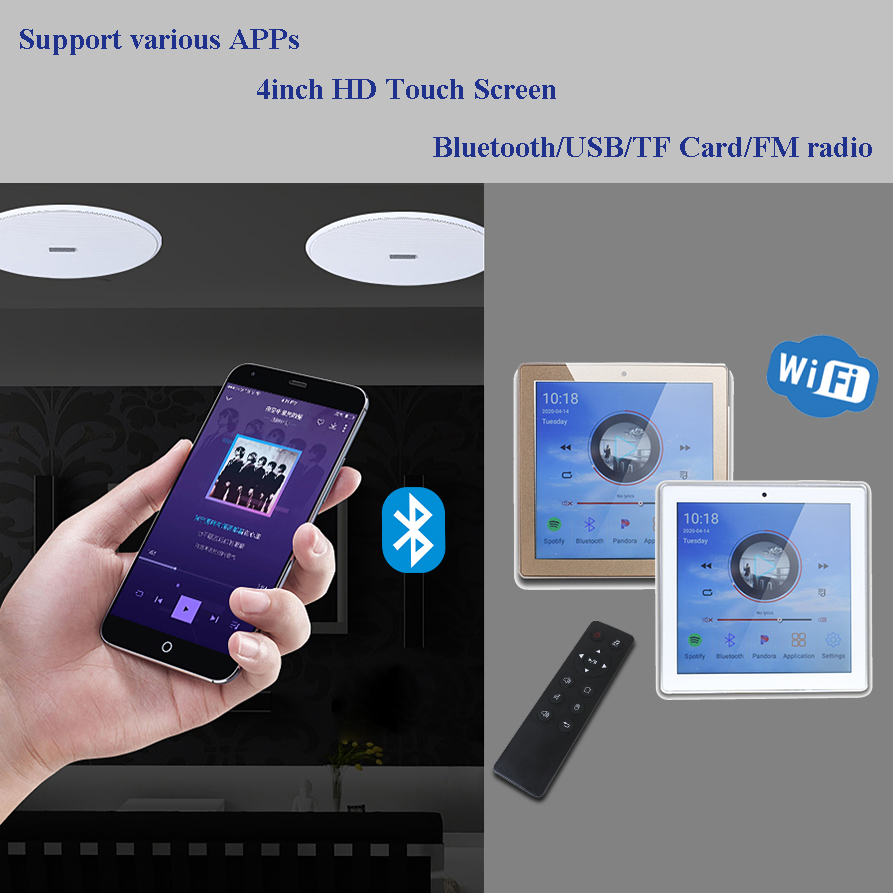 Audio Music Online Free - Android wifi bluetooth na parede amplificador