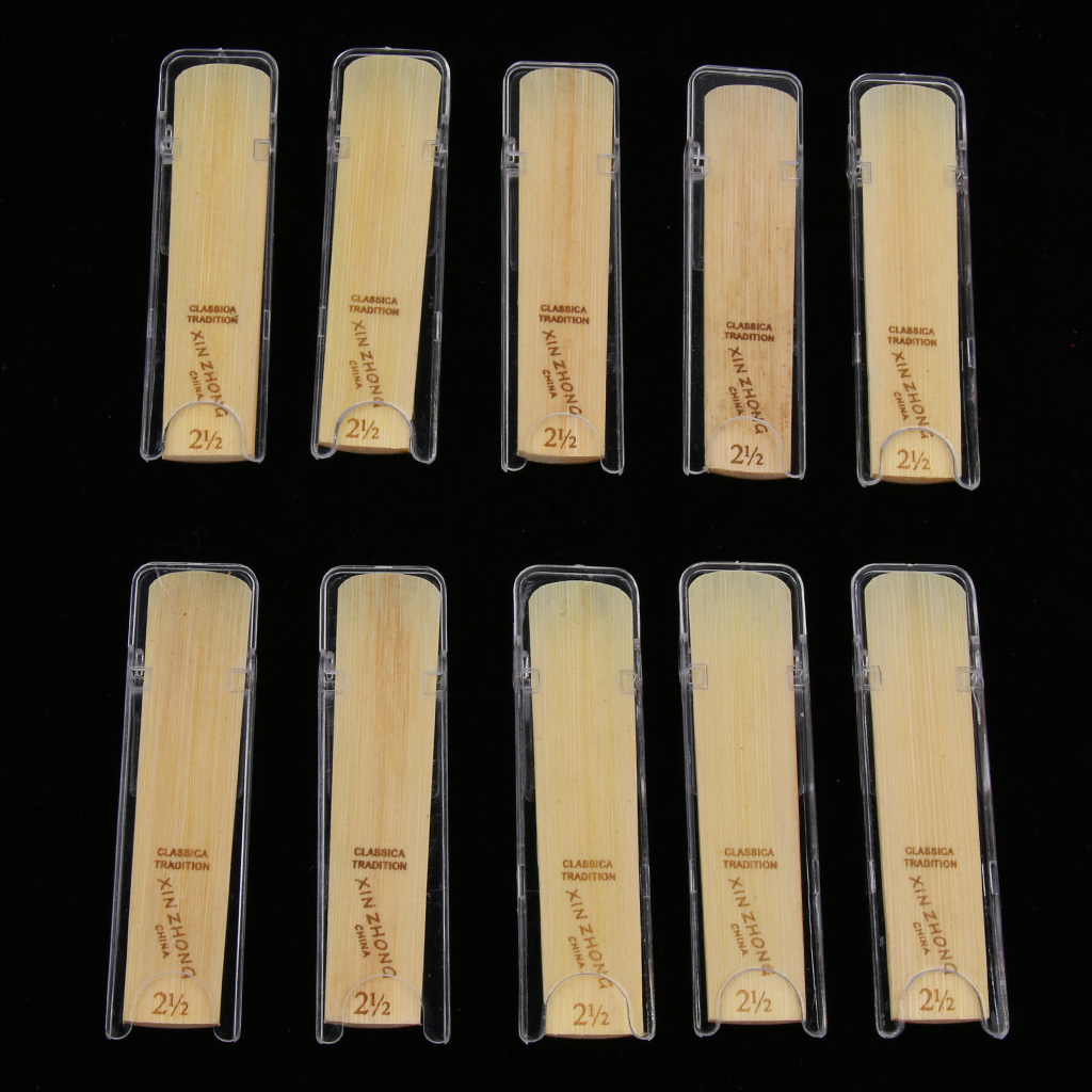 Saxophone Reed Pack - Pacote de 10 saxofone alto executar
