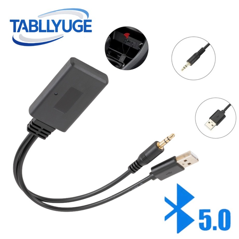 Audio Universal Music - Adaptador de áudio bluetooth aux 3.5mm