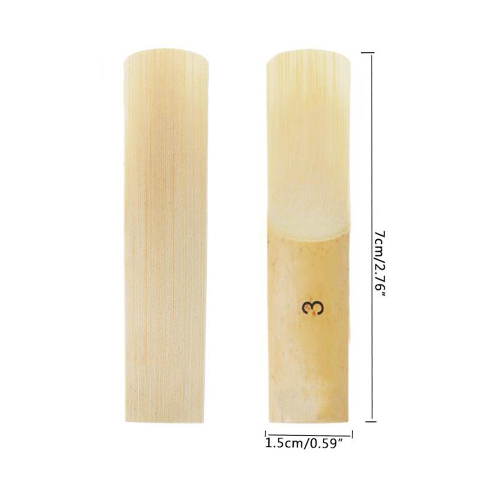 Saxophone Reed Pack - 10 unidades/pacote Palhetas Tradicionais para Saxofone