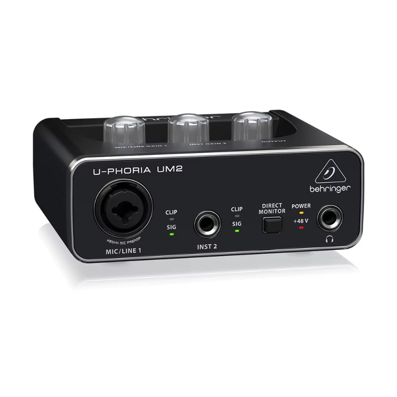 Audio Music Interface - Placa de Som Behringer U-Phoria UM2,