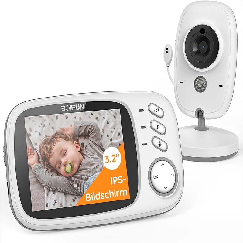 Audio Detect Music - Boifun Monitor de bebê sem fio