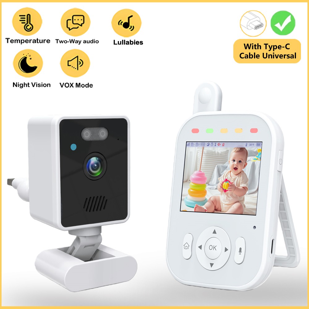 Audio Detect Music - Monitor de bebê sem fio para