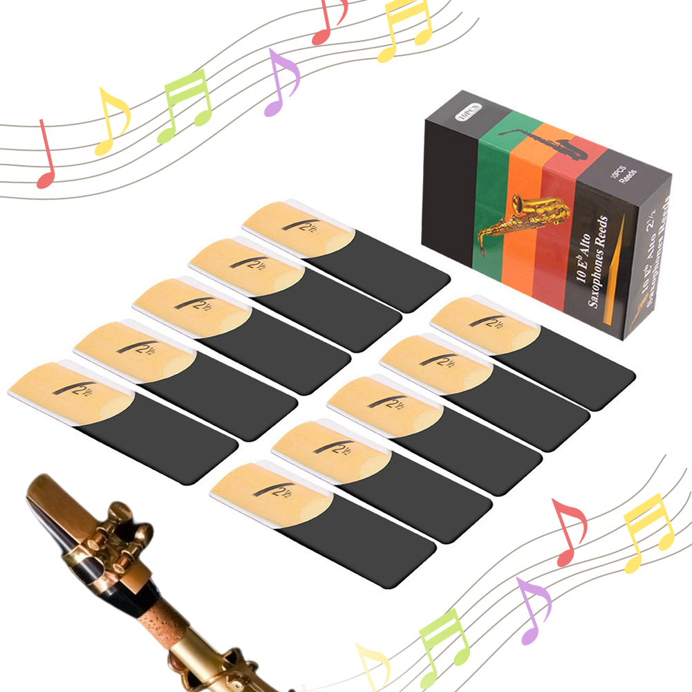 Saxophone Reed Pack - Pacote com 10 Palhetas para Saxofone