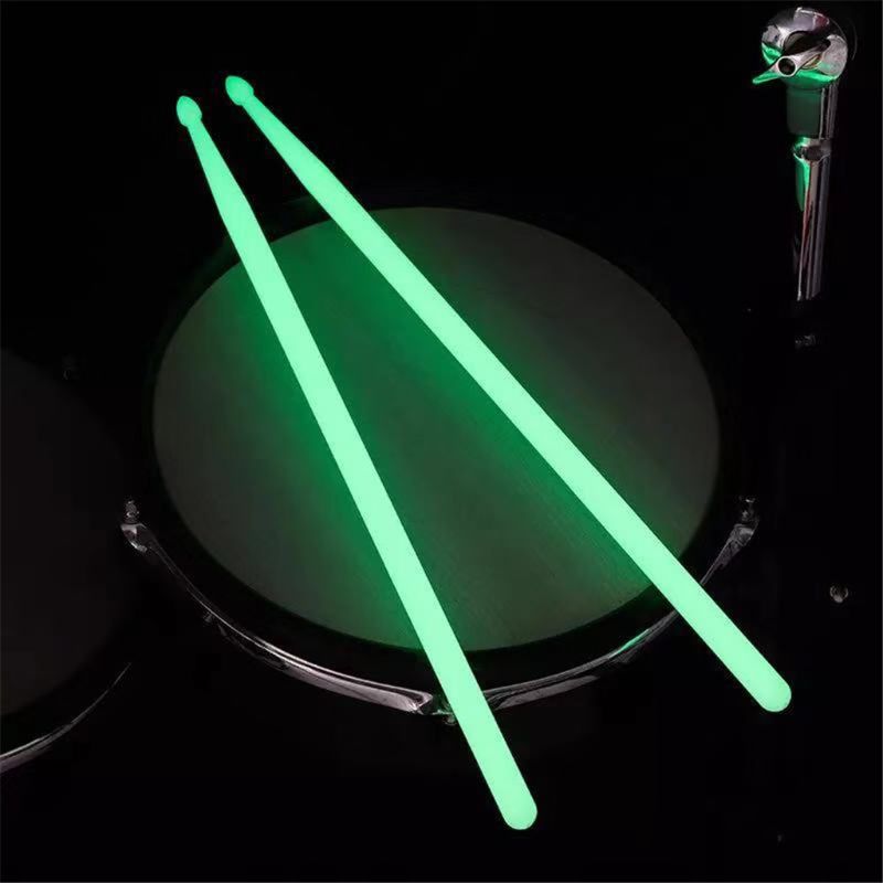 Drum Stick 5A - Baquetas que Brilham no Escuro 5A,