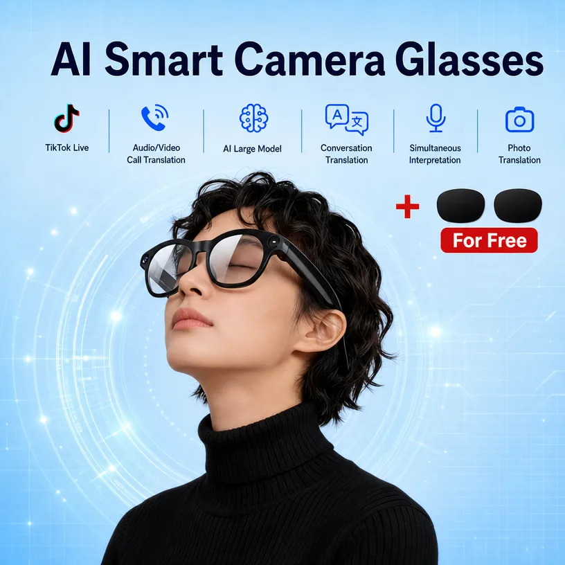 Óculos Inteligentes com IA par - Audio Music Online Free avaliação e preço