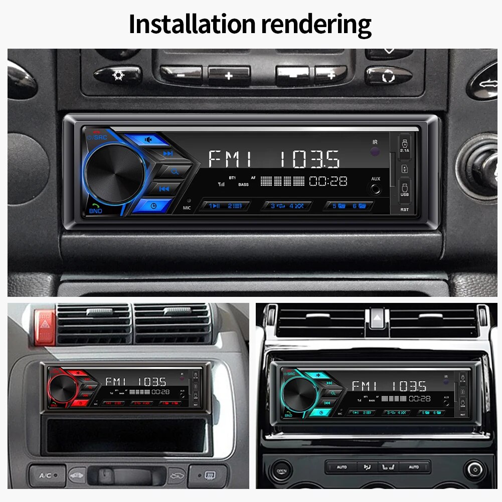 Rádio do carro 1din mp3 player - Audio Universal Music avaliação e preço