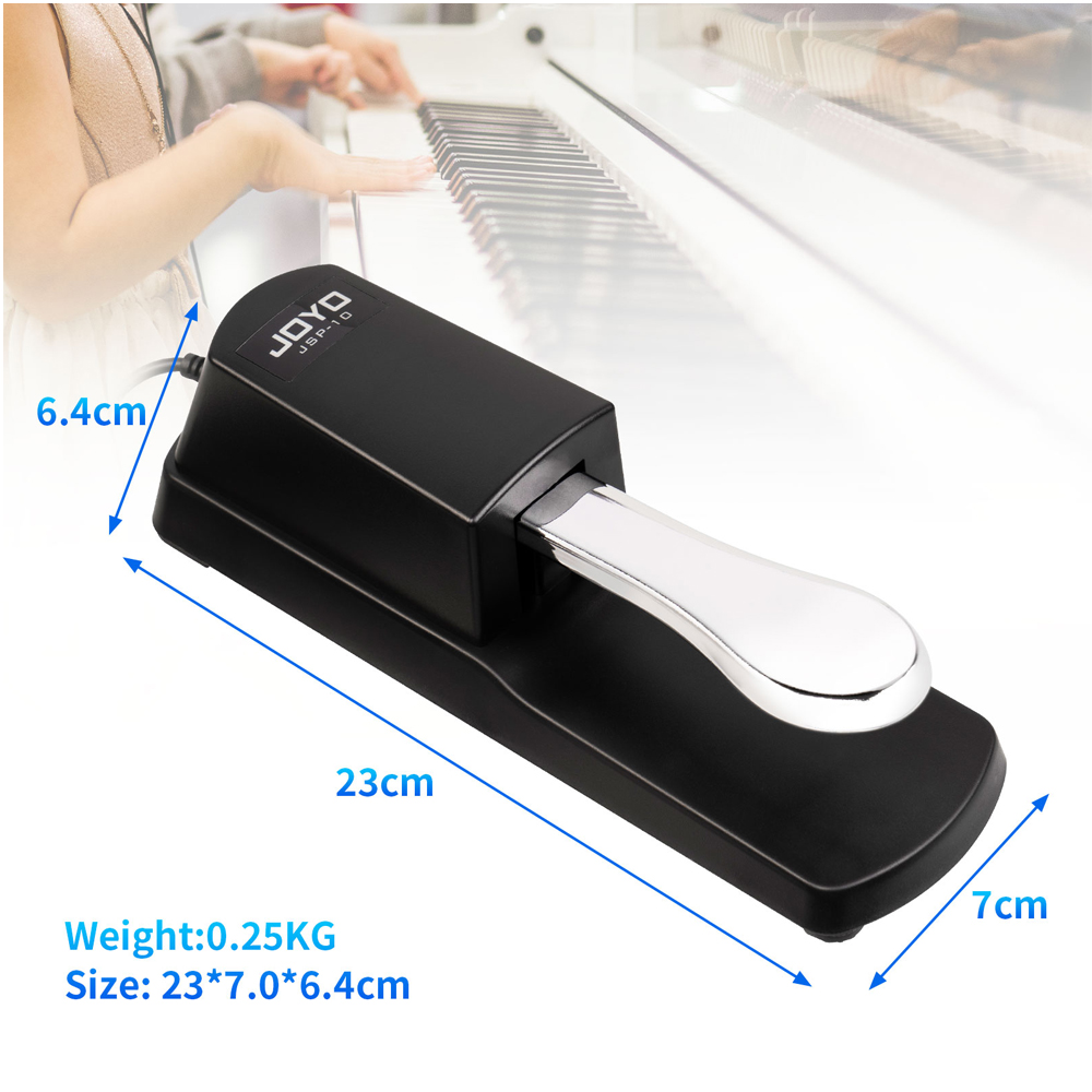 Pedal de Sustentação JOYO JSP- - Piano Sustain Pedal avaliação e preço