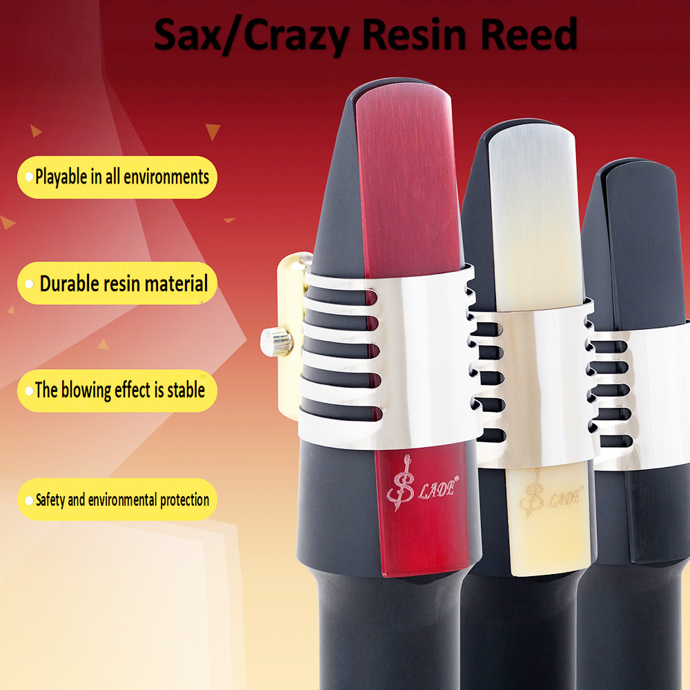 Nova resina saxofone palheta t - Saxophone Reed Pack avaliação e preço