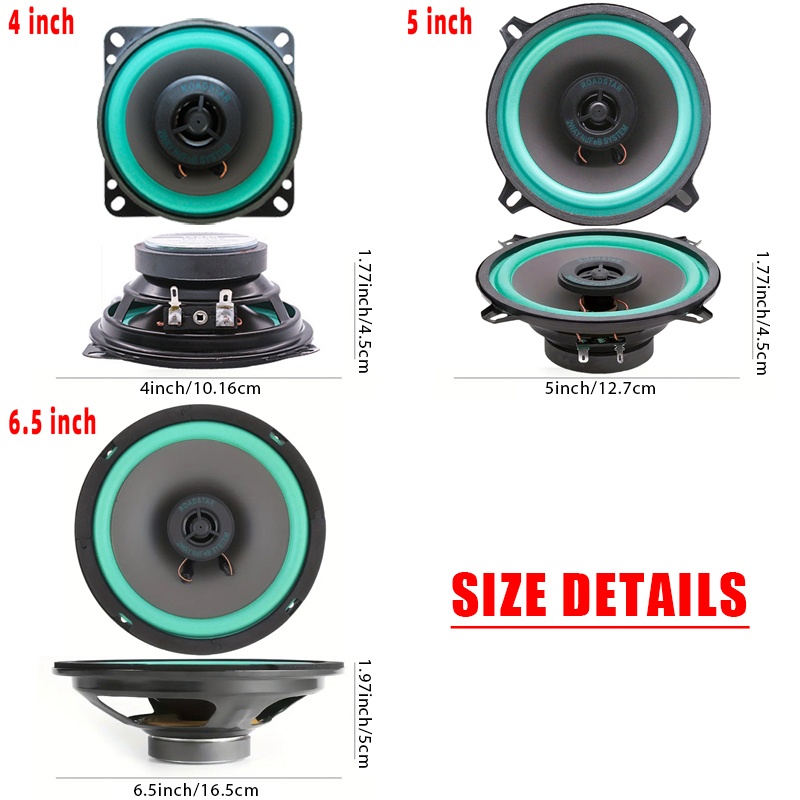 1pc 4/5/6 Polegada alto-falant - Audio Universal Music avaliação e preço