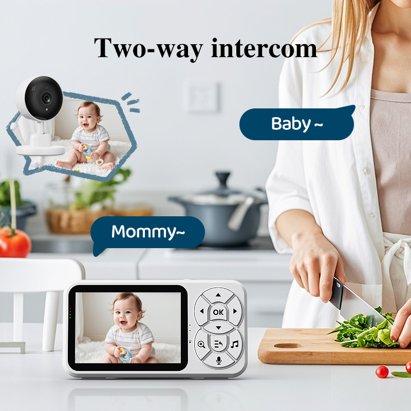 Danmini monitor de bebê de 3,5 - Audio Detect Music avaliação e preço