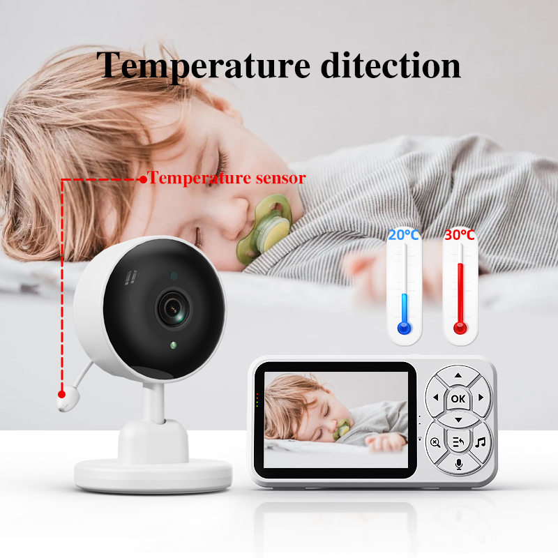 Danmini monitor de bebê de 3,5 - Audio Detect Music avaliação e preço