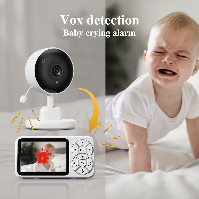 Danmini monitor de bebê de 3,5 - Audio Detect Music avaliação e preço