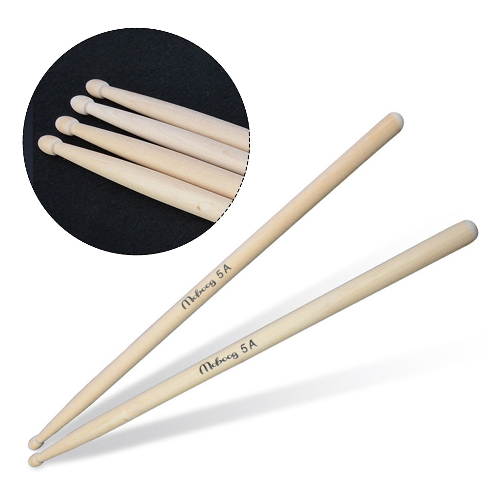 1 par de baquetas de madeira 5 - Drum Stick 5A avaliação e preço