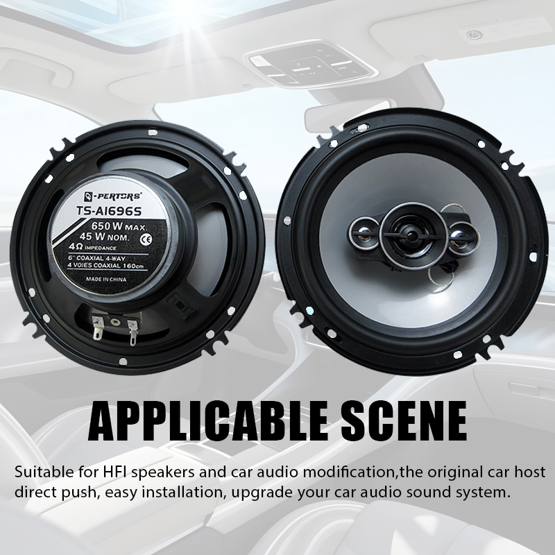2PCS Alto-falante Coaxial HiFi - Audio Universal Music avaliação e preço