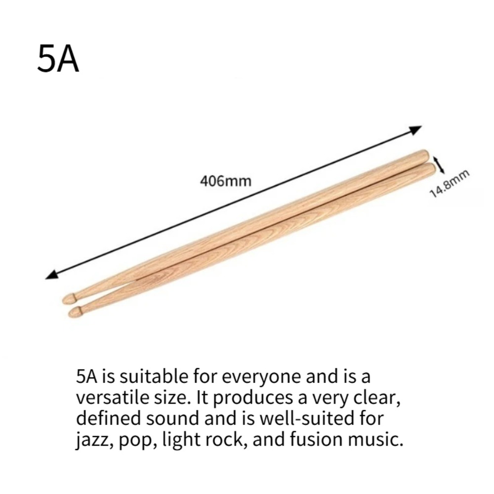 1 Par de Baquetas de Bordo 5A, - Drum Stick 5A avaliação e preço