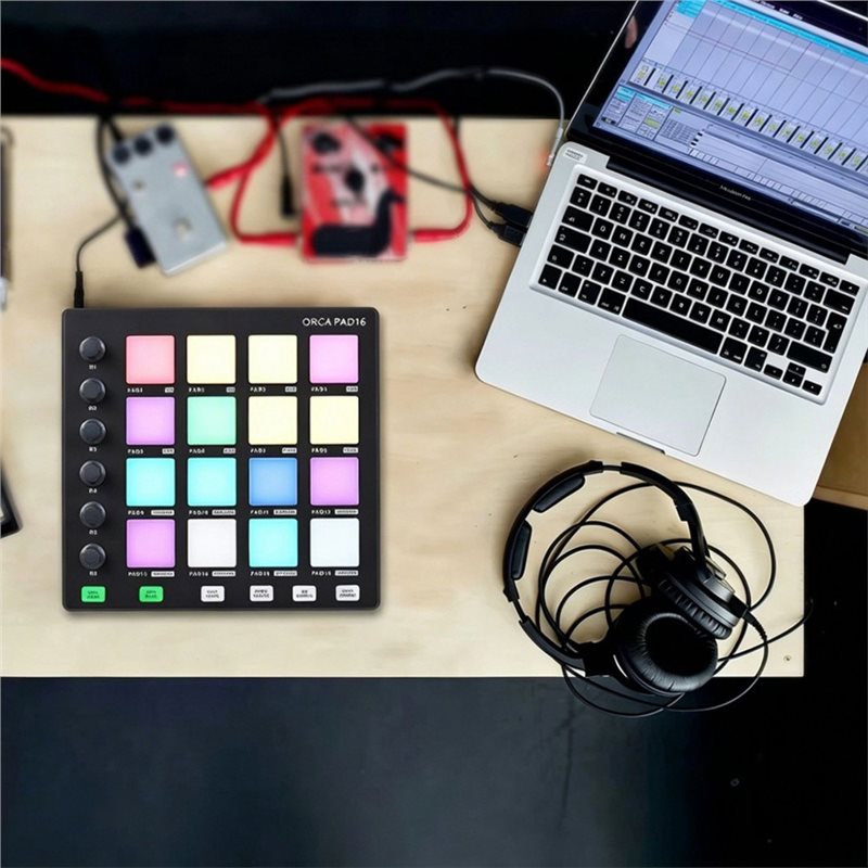 Controlador PAD16 Teclado DJ E - Audio Music Dj avaliação e preço