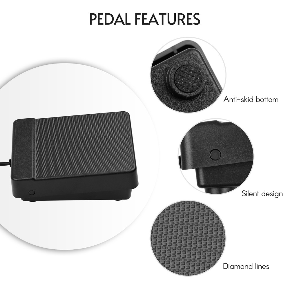​ Pedal de sustentação silenci - Piano Sustain Pedal avaliação e preço