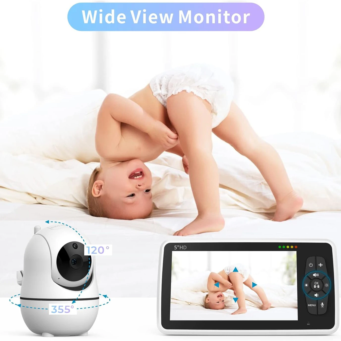 Monitor de bebê com vídeo com  - Audio Detect Music avaliação e preço