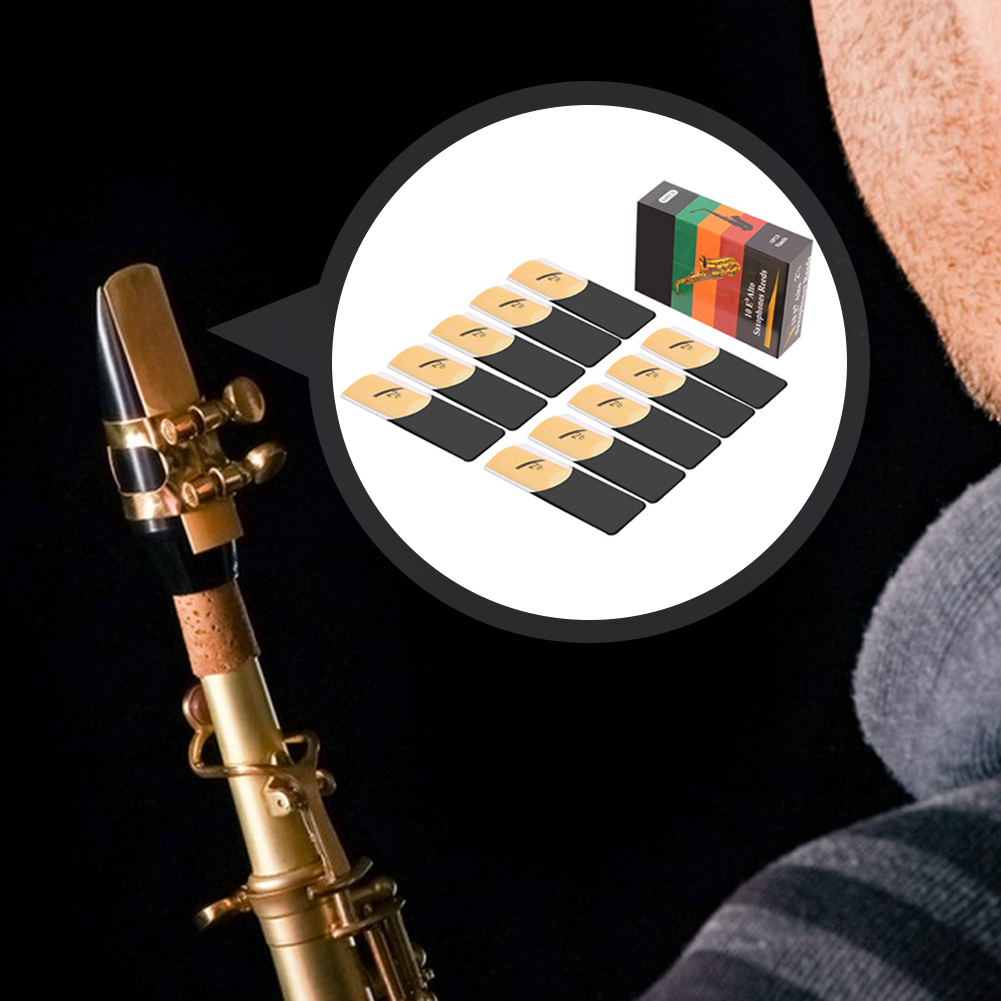 Pacote com 10 Palhetas para Sa - Saxophone Reed Pack avaliação e preço