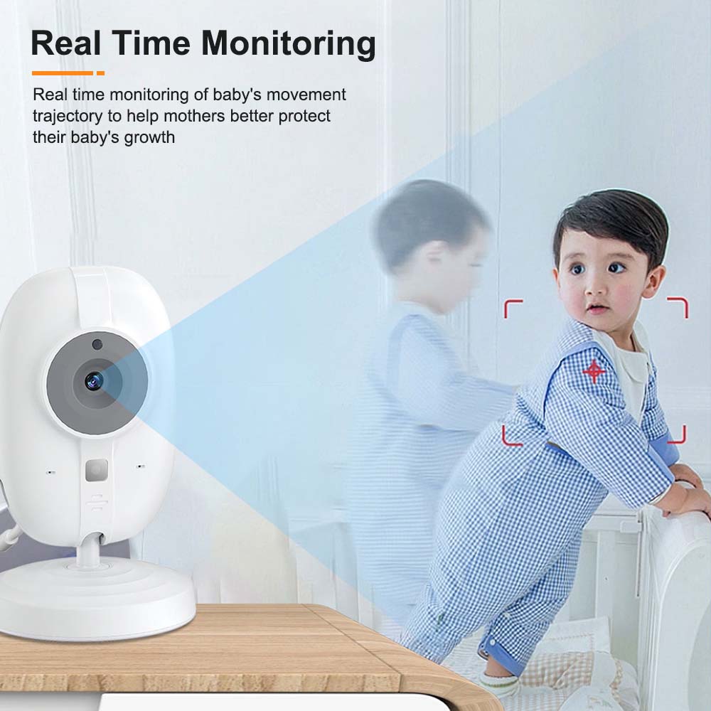 3.5'' Video Baby Monitor, Áudi - Audio Detect Music avaliação e preço